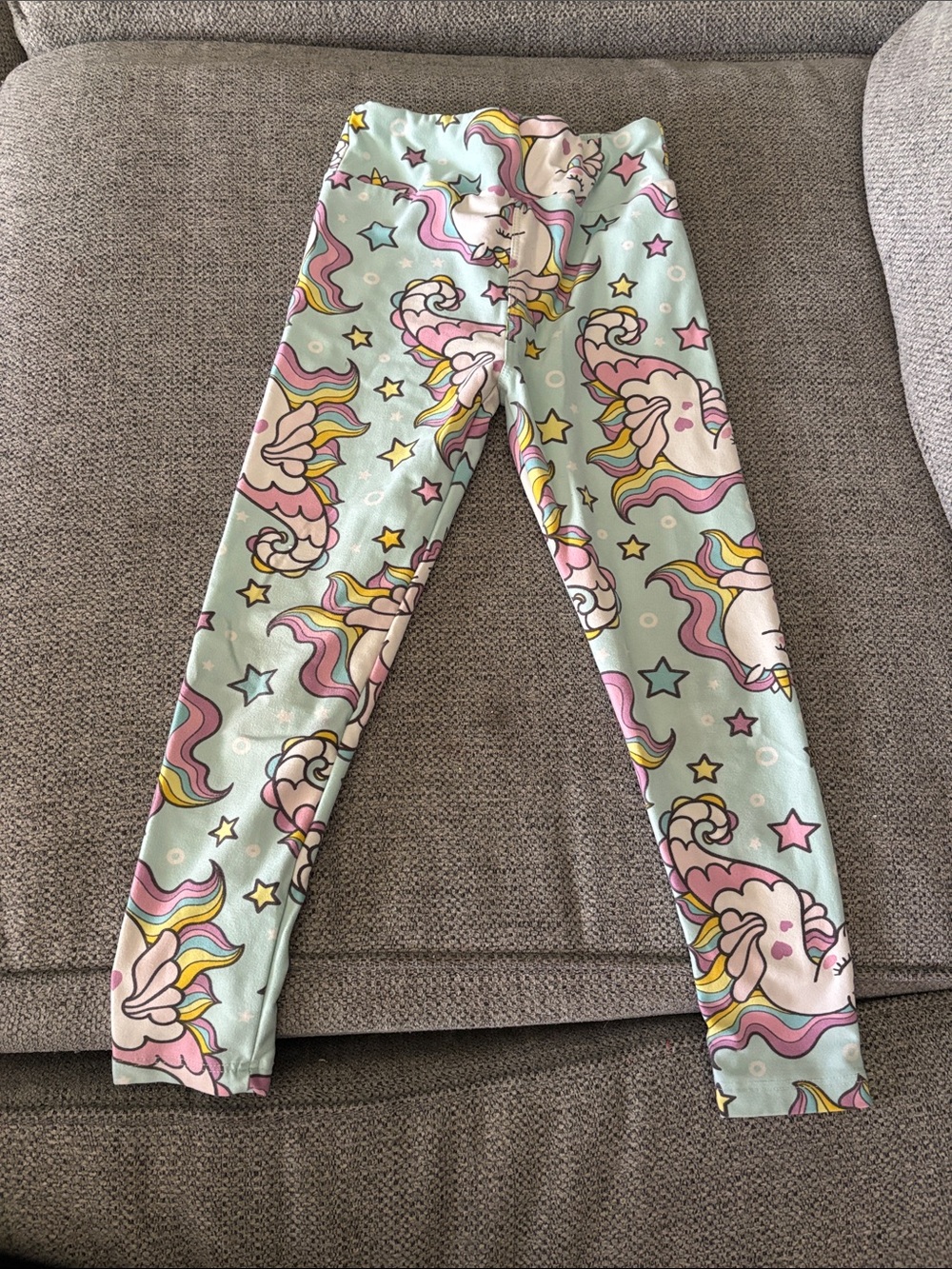 Girls unicorn lularoe leggings